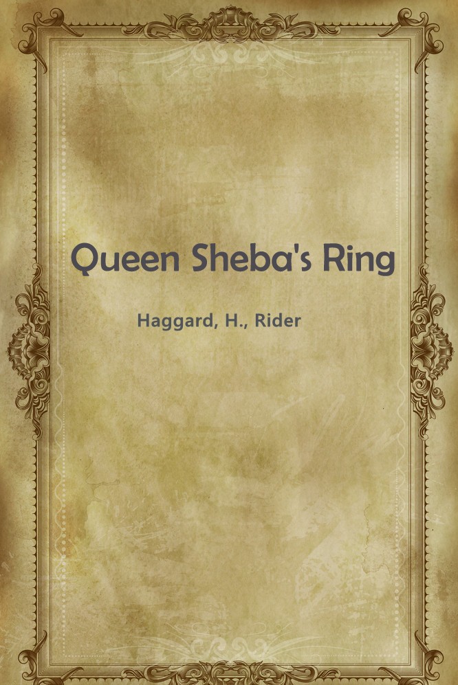 Queen Shebas Ring